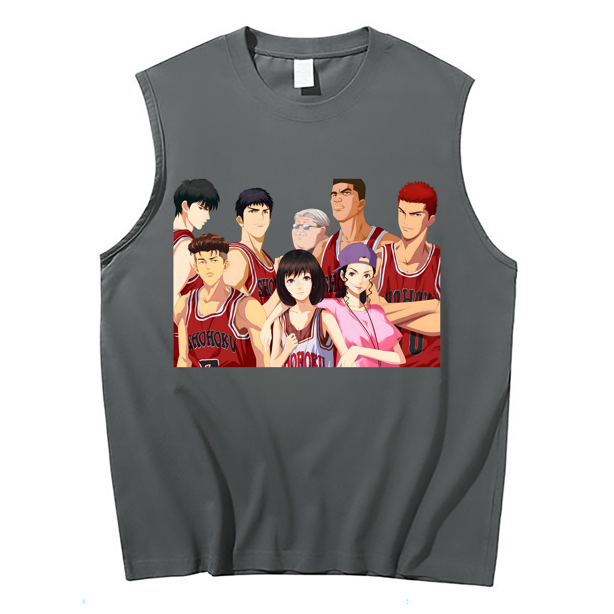 （画像用） SLAM DUNK／スラムダンク コットン100％タンクトップ（フロントプリント）